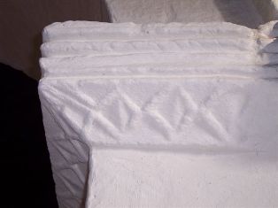 church decorated pillar